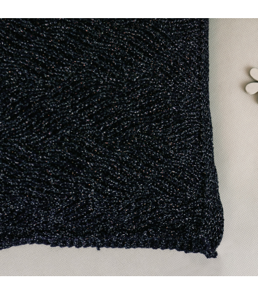 Cojín lúrex marino