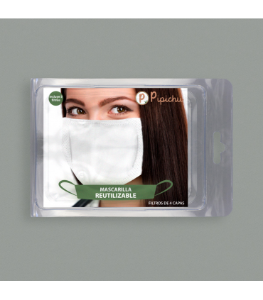 (PRÓXIMAMENTE) Kit NIÑ@ Mascarilla Reutilizable con 5 filtros reemplazables FFP2