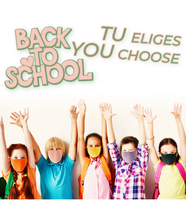 (PRÓXIMAMENTE) Kit NIÑ@ Mascarilla Reutilizable con 5 filtros reemplazables FFP2