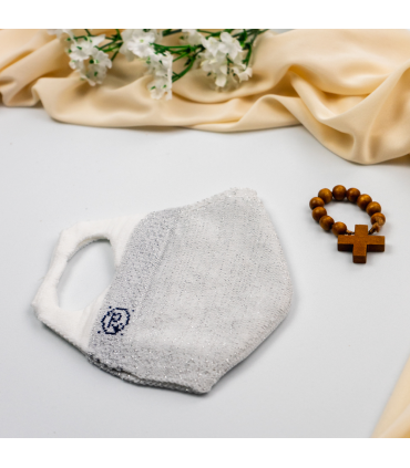 Especial Comunión "GLITTER" Mascarilla HIGIÉNICA Reutilizable con 5 filtros reemplazables FFP2