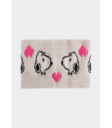 Rueda cuello Snoopy corazón
