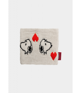 Rueda cuello Snoopy corazón
