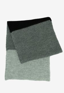 Bufanda color block