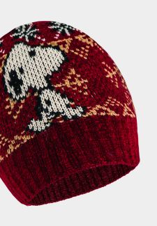 Gorro Snoopy chenilla