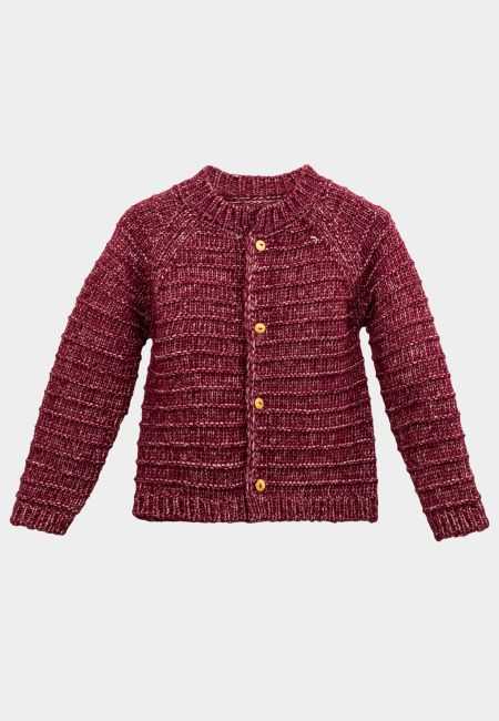 Chaqueta punto liso y lins