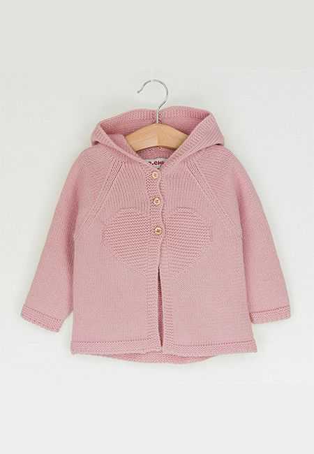 Chaqueta corazón con capucha